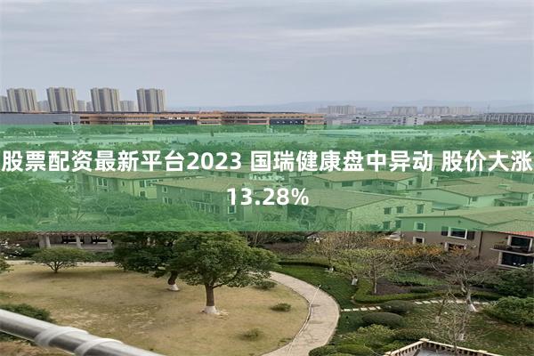 股票配资最新平台2023 国瑞健康盘中异动 股价大涨13.28%