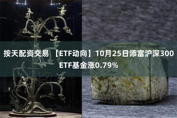 按天配资交易 【ETF动向】10月25日添富沪深300ETF基金涨0.79%